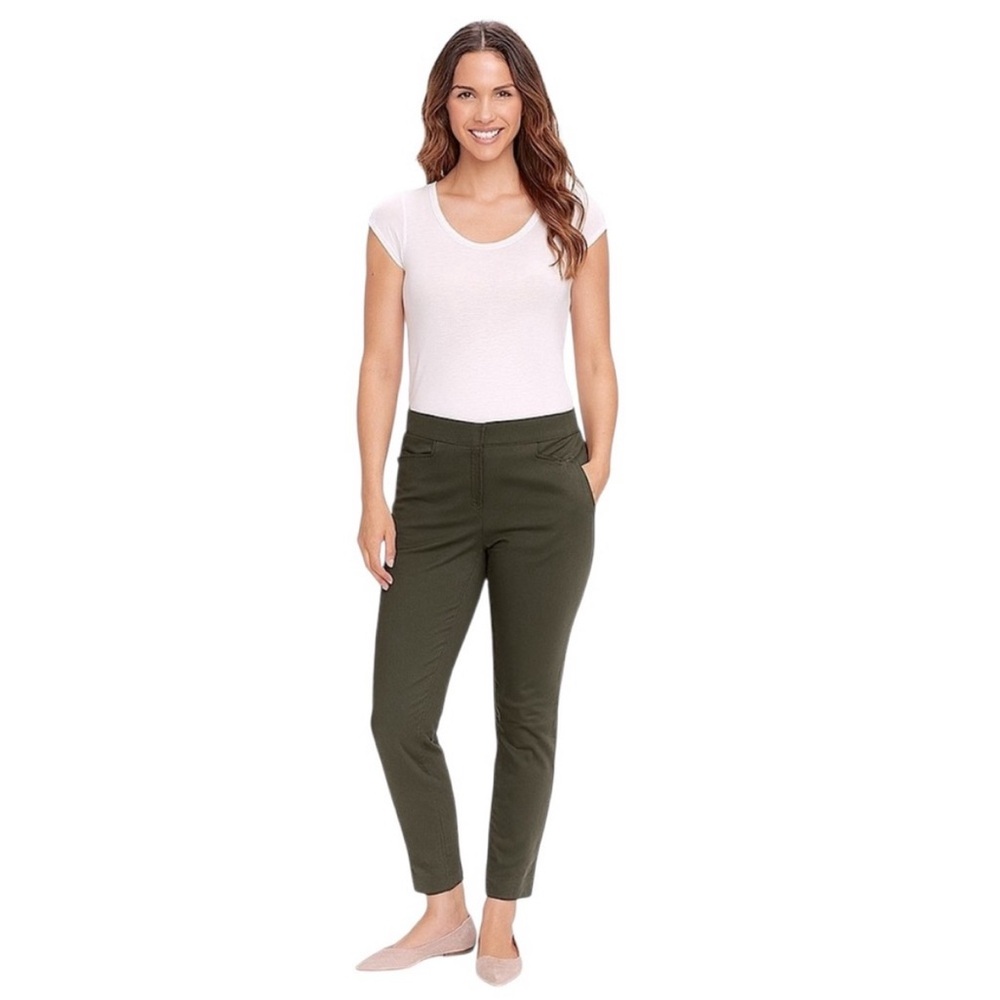 Crosby Olive Green Slim Fit Pants Women’s Size 6